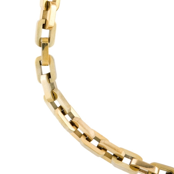 Eddie Borgo Supra Link Necklace And Matching Drop Earrings NWT MSRP $675 - Picture 6 of 10